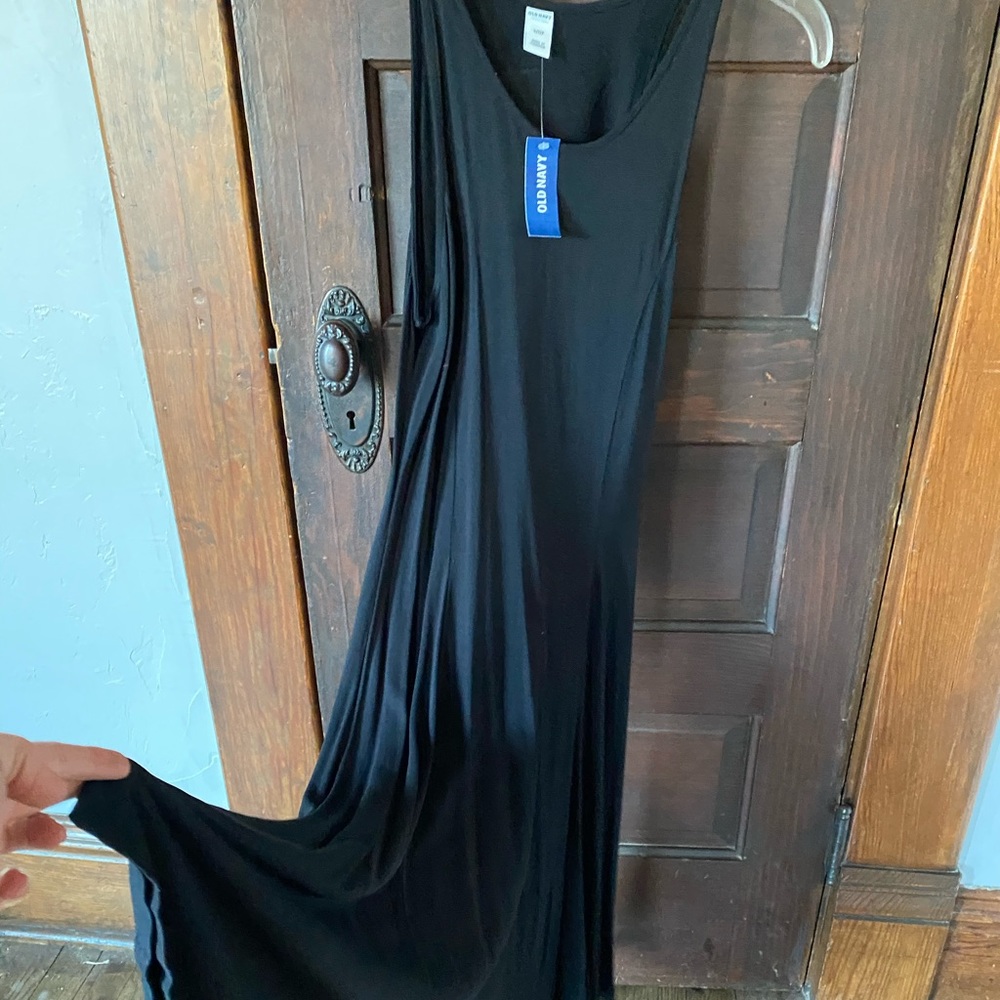Black flowy dress